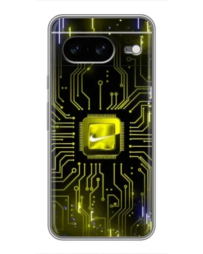 Чохол для Google Pixel 8 з картинкою «Nike — золота іскра»