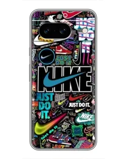 Чохол для Google Pixel 8 з картинкою «Яскравий колаж Nike»