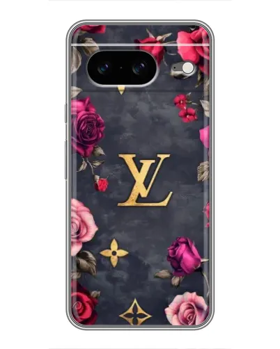 Чохол для Google Pixel 8 з картинкою «Квітковий Louis Vuitton»