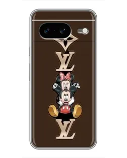 Чохол для Google Pixel 8 з картинкою «LV та Міккі Маус»