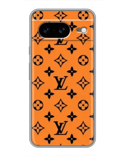 Чохол для Google Pixel 8 з картинкою «Помаранчевий стиль LV»