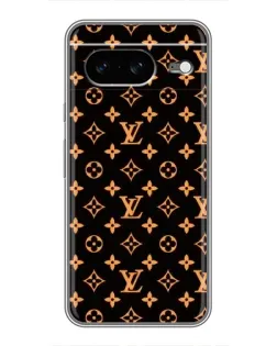 Чохол для Google Pixel 8 з картинкою «Золота монограма LV»