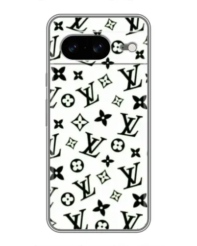 Чохол для Google Pixel 8 з картинкою «Монохромний хаос LV»