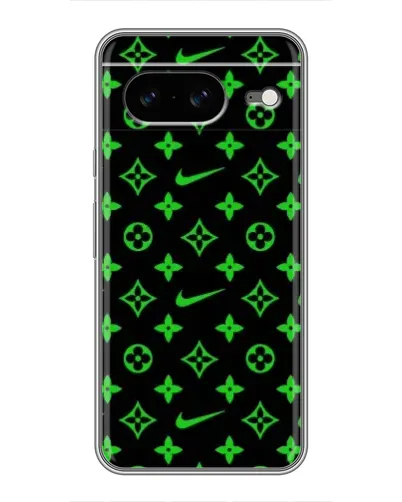 Чохол для Google Pixel 8 з картинкою «Неоновий принт LV»