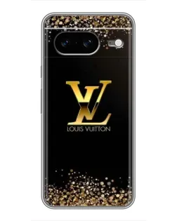Чохол для Google Pixel 8 з картинкою «LV — золоті іскри»