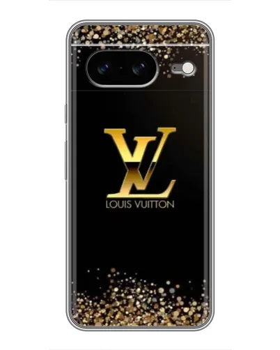 Чохол для Google Pixel 8 з картинкою «LV — золоті іскри»