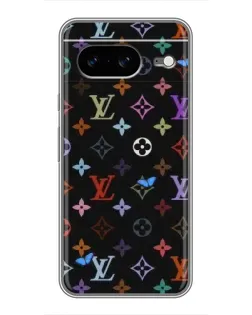 Чохол для Google Pixel 8 з картинкою «Кольорова монограма LV»