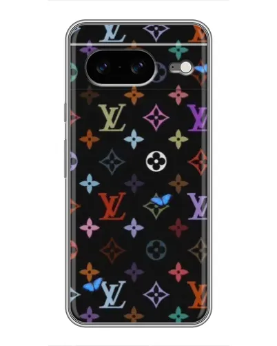 Чохол для Google Pixel 8 з картинкою «Кольорова монограма LV»