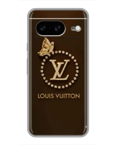 Чохол для Google Pixel 8 з картинкою «LV — золота печатка»