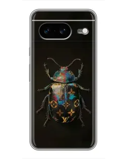 Чохол для Google Pixel 8 з картинкою «LV — мармуровий принт»