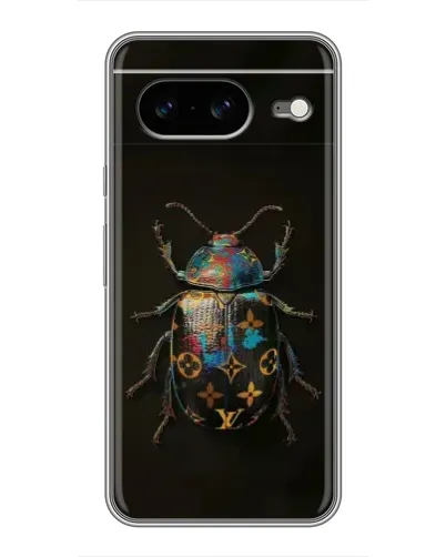 Чохол для Google Pixel 8 з картинкою «LV — мармуровий принт»