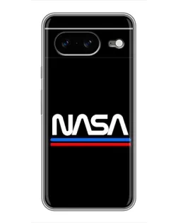 Чохол для Google Pixel 8 з картинкою «NASA — класика Red Blue»