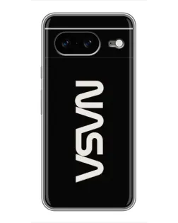 Чохол для Google Pixel 8 з картинкою «NASA — вертикальний логотип»