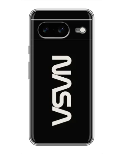 Чохол для Google Pixel 8 з картинкою «NASA — вертикальний логотип»