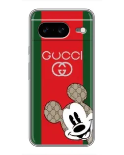 Чохол для Google Pixel 8 з картинкою «Gucci — смуги та Міккі»
