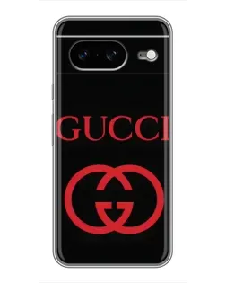 Чохол для Google Pixel 8 з картинкою «Gucci — червоний логотип»