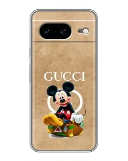 Чохол для Google Pixel 8 з картинкою «Міккі Маус Gucci — крафт»