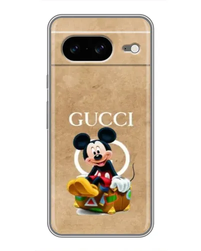 Чохол для Google Pixel 8 з картинкою «Міккі Маус Gucci — крафт»