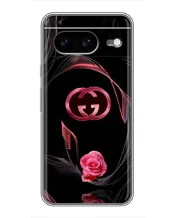 Чохол для Google Pixel 8 з картинкою «Gucci — неонова троянда»