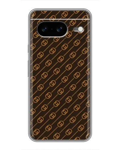 Чохол для Google Pixel 8 з картинкою «Gucci — золоті діагоналі»