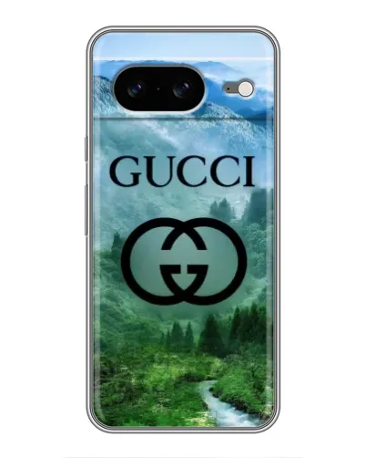 Чохол для Google Pixel 8 з картинкою «Gucci — гірський пейзаж»