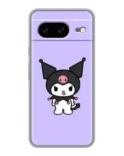 Чохол для Google Pixel 8 з картинкою «Kuromi — ніжний фіолетовий»
