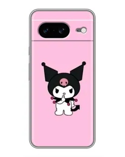 Чохол для Google Pixel 8 з картинкою «Kuromi — рожева ніжність»