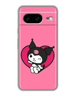Чохол для Google Pixel 8 з картинкою «Kuromi — любов у серці»