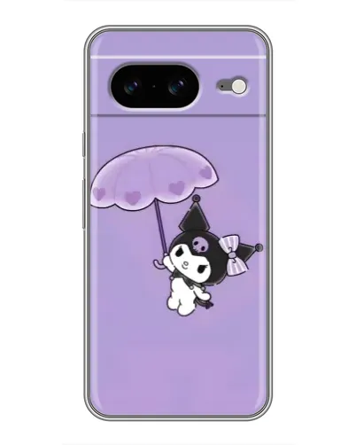 Чохол для Google Pixel 8 з картинкою «Kuromi з парасолькою»