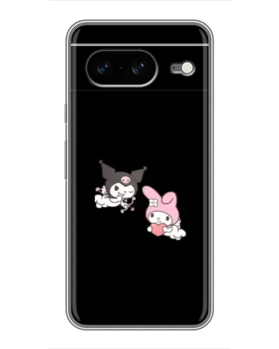 Чохол для Google Pixel 8 з картинкою «My Melody та Kuromi»