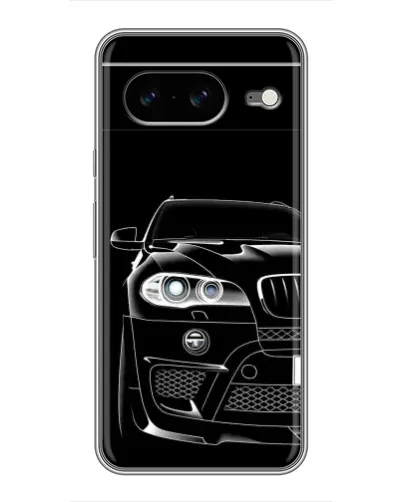 Чохол для Google Pixel 8 з картинкою «Темний силует BMW»