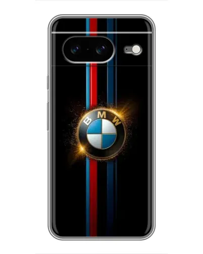 Чохол для Google Pixel 8 з картинкою «BMW M-Power неон»