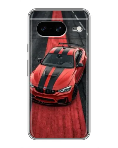 Чохол для Google Pixel 8 з картинкою «BMW на червоній доріжці»