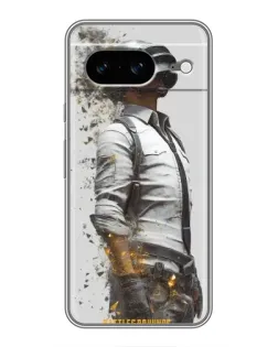 Чохол для Google Pixel 8 з картинкою «PUBG — боєць у пилу»