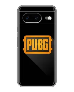 Чохол для Google Pixel 8 з картинкою «PUBG — рамка лого»
