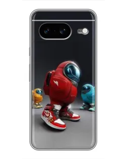 Чохол для Google Pixel 8 з картинкою «Among Us — 3D стиль»