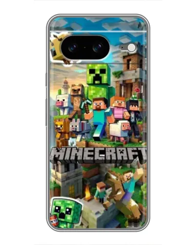 Чохол для Google Pixel 8 з картинкою «Замок Minecraft»