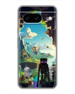 Чохол для Google Pixel 8 з картинкою «Ендермен у лісі»