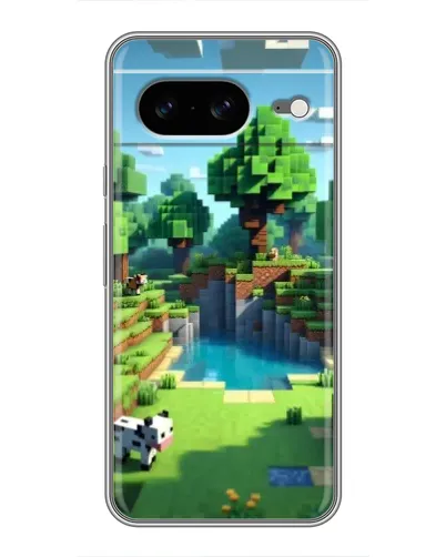 Чохол для Google Pixel 8 з картинкою «Minecraft літній день»