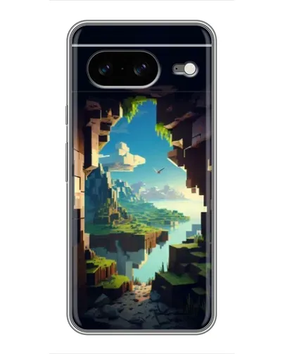 Чохол для Google Pixel 8 з картинкою «Вид з печери»