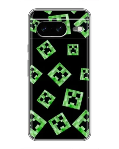 Чохол для Google Pixel 8 з картинкою «Паттерн з кріперами»