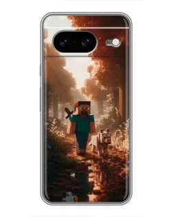 Чохол для Google Pixel 8 з картинкою «Стів у лісі»