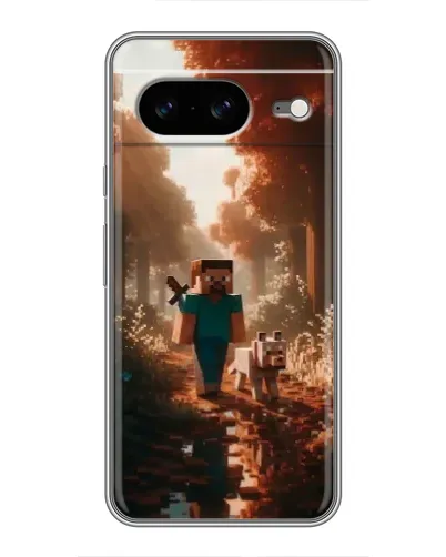 Чохол для Google Pixel 8 з картинкою «Стів у лісі»
