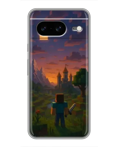 Чохол для Google Pixel 8 з картинкою «Стів біля вежі»