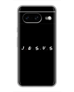 Чехол для Google Pixel 8 с картинкой «Точки веры J.E.S.U.S.»