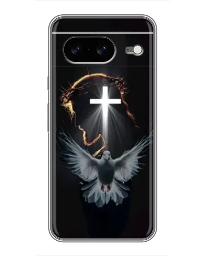 Чехол для Google Pixel 8 с картинкой «Голубь и Свет»