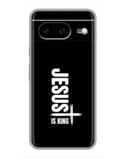 Чехол для Google Pixel 8 с картинкой «Вертикаль веры Jesus»