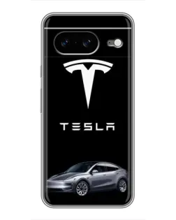 Чохол для Google Pixel 8 з картинкою «Tesla Model Y»