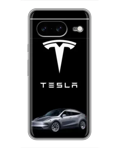 Чохол для Google Pixel 8 з картинкою «Tesla Model Y»