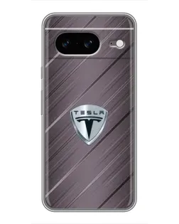 Чохол для Google Pixel 8 з картинкою «Металева текстура Tesla»